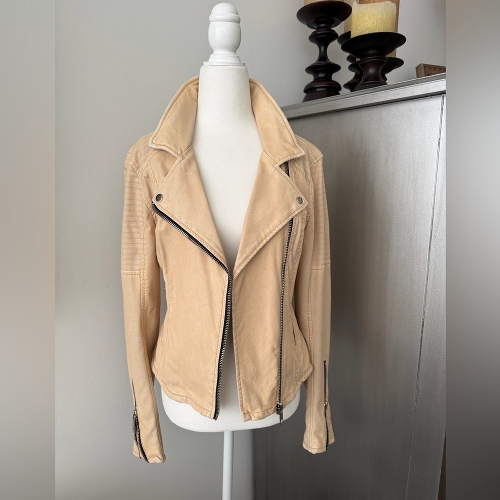 Blank NYC Vegan Leather Moto Jacket